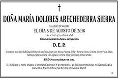María Dolores Arechederra Sierra